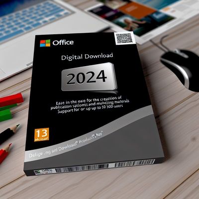 Digital Download Office 2024 Key Buy Easily Create Publications and Marketing Materials for 500 User Support