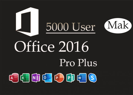 Professionista di Mak 5000pc 2016 più la chiave del prodotto, chiave globale Excel 2016 della licenza