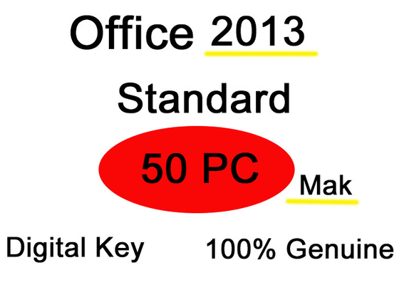 50 consegna istantanea di chiave della licenza dell'ufficio 2013 del PC, chiave 2013 del prodotto di Microsoft Access di vita
